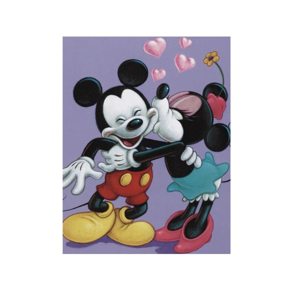 Disney Romance Mickey & Minnie Art Print Bruce McGaw Graphics 11x14 USPS 2006
